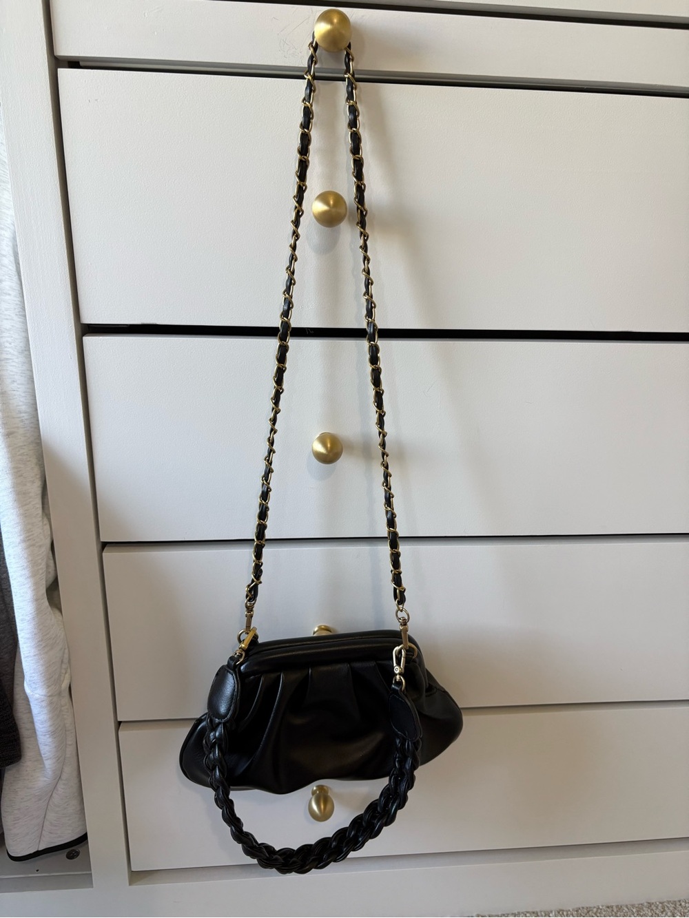 Anthropologie black bag - Picture 2 of 5